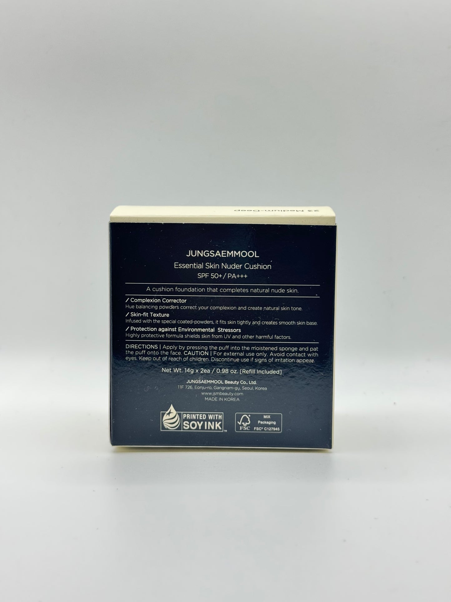 JUNG SAEM MOOL Essential Skin Nuder Cushion - Medium-Deep (SPF50+ PA+++)