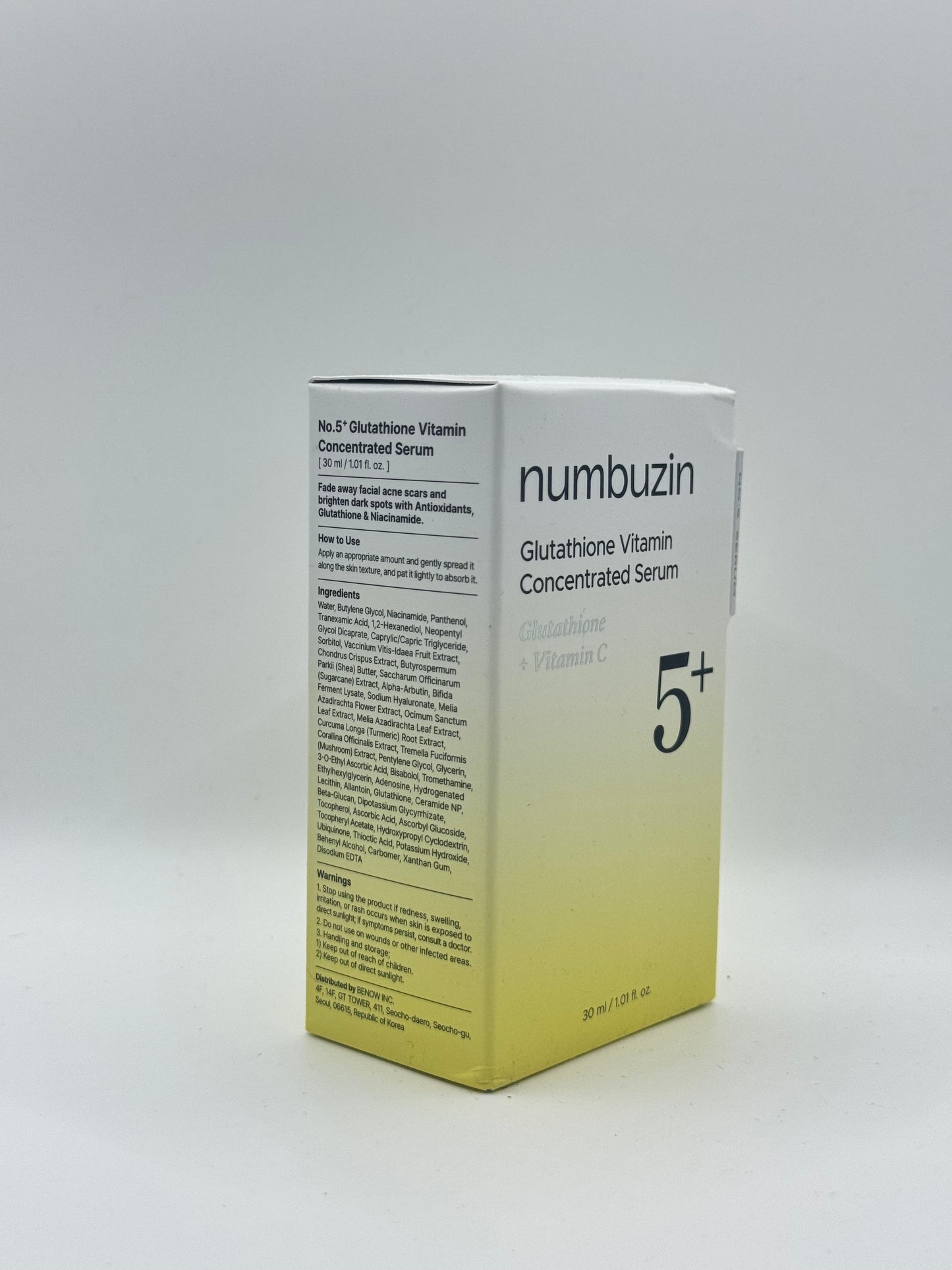 numbuzin No.5 Goodbye Blemish Serum (Glutathione + Vitamin Concentrated)