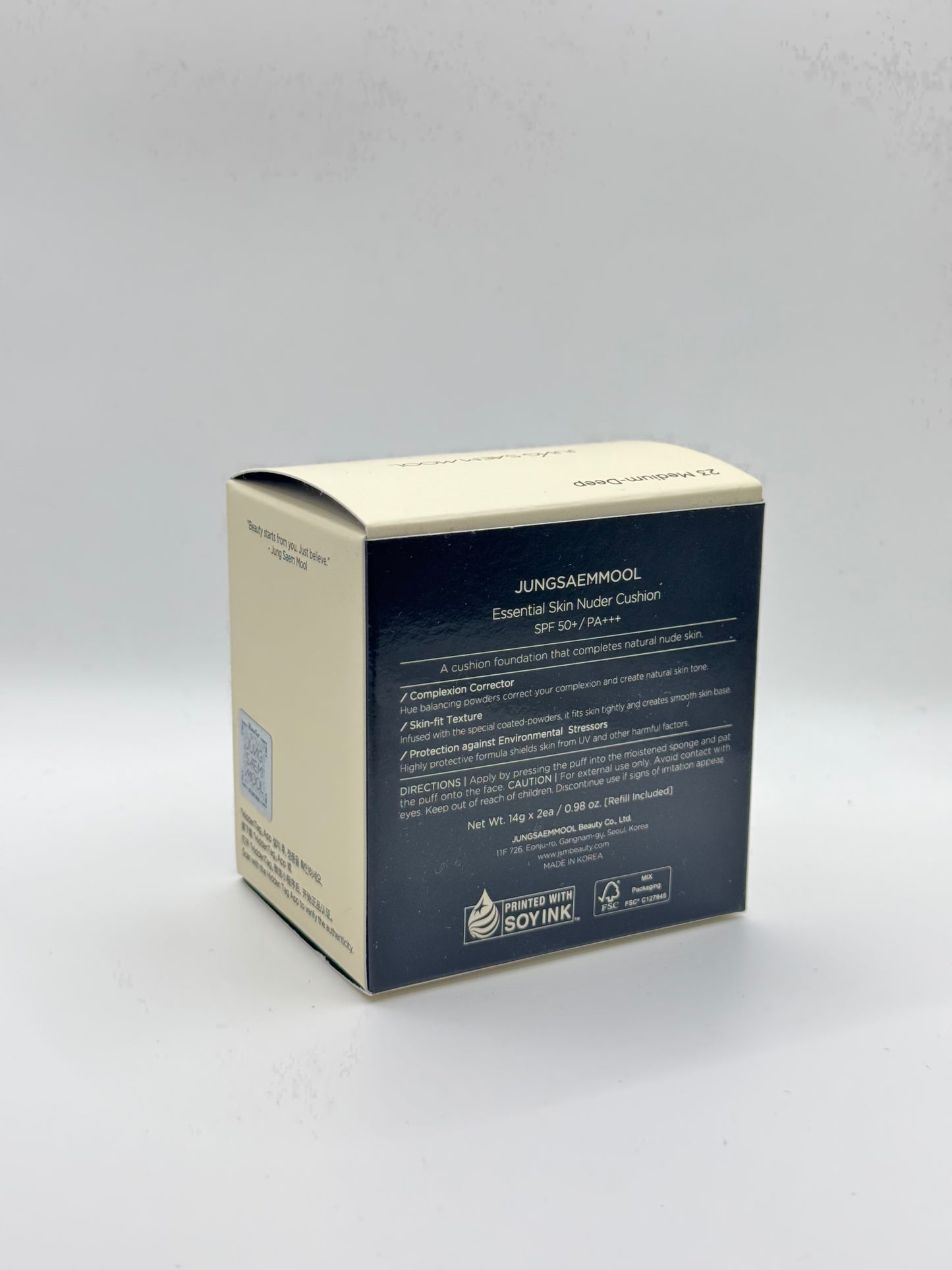 JUNG SAEM MOOL Essential Skin Nuder Cushion - Medium-Deep (SPF50+ PA+++)