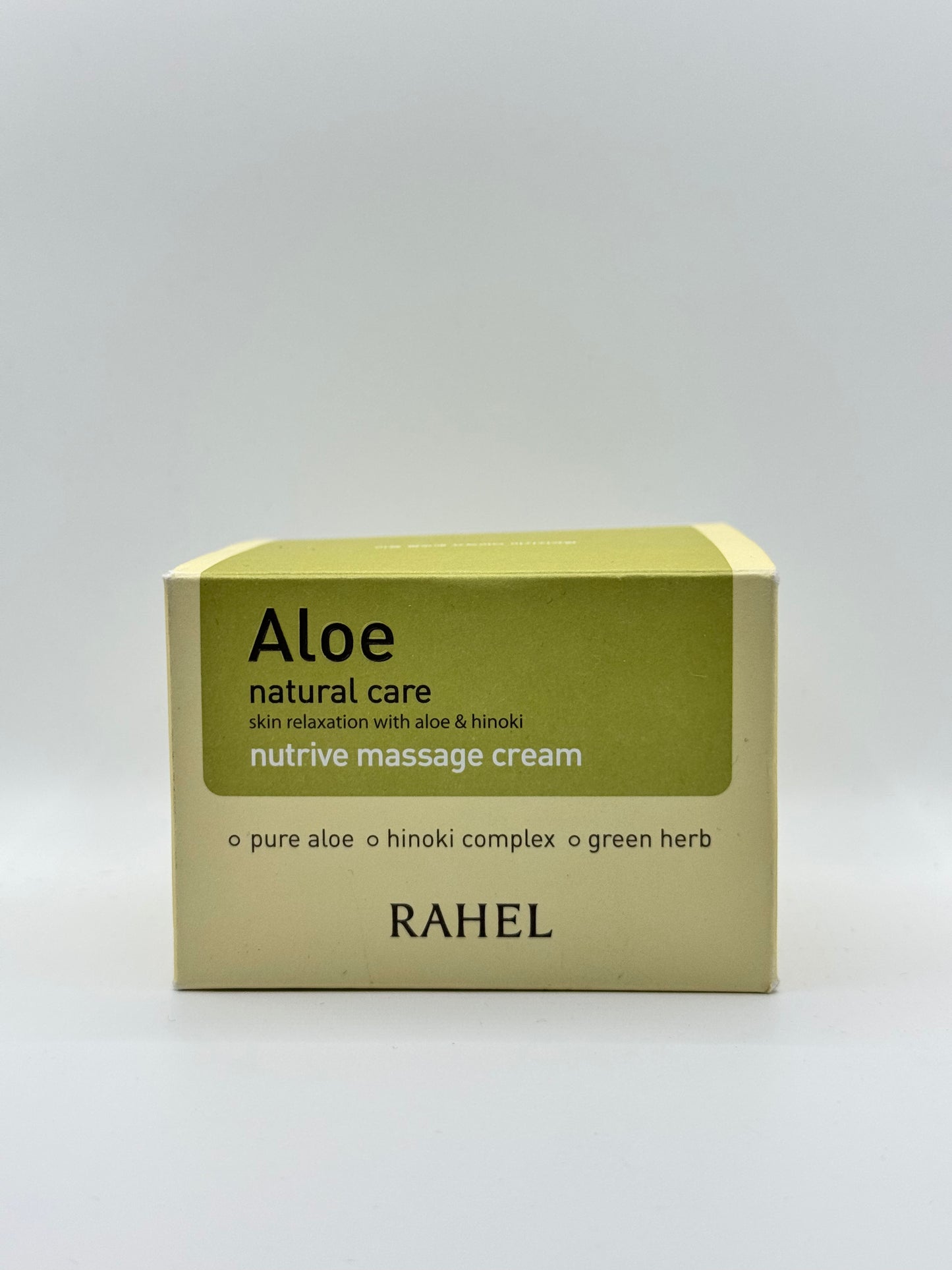 Rahel Aloe Nutrive Massage Cream (Skin Relaxation with Aloe & Hinoki)