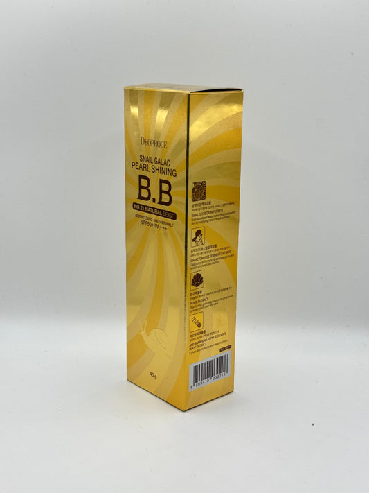 Deoproce Snail Galac Pearl Shining B.B Cream SPF50+/PA+++ (No. 21 Natural Beige)
