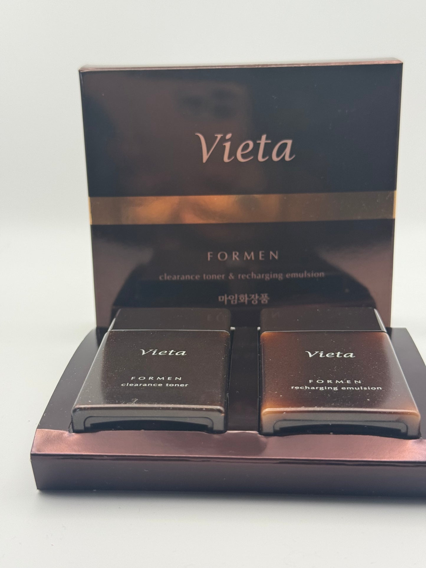 Vieta For Men Clearance Toner & Recharging Emulsion Set